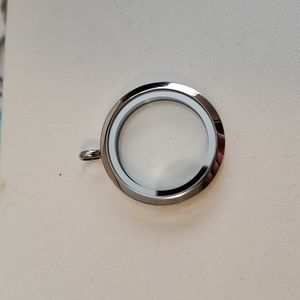 Silver, Hinged, living locket, large Origami Owl